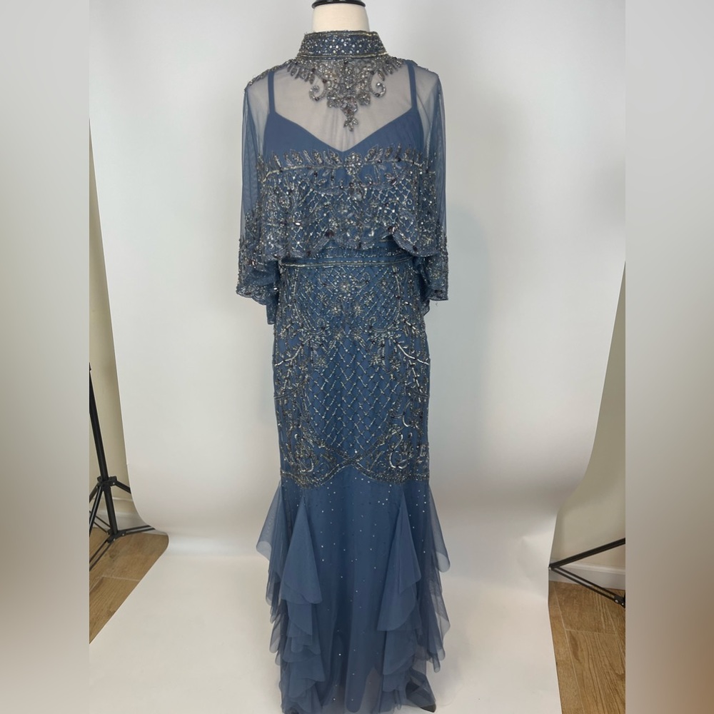Aidan Mattox Beaded Gown Size 6 NWT
